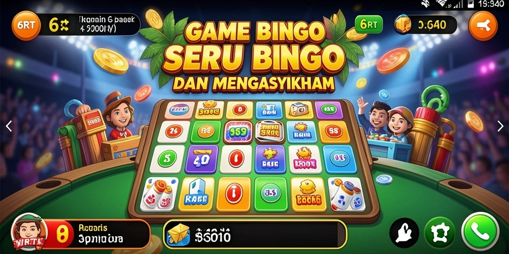 Tampilan gameplay seru dalam game Bingo 6RT.
