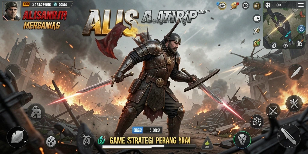 Screenshot gameplay seru ALISANRP dengan aksi strategi penuh.