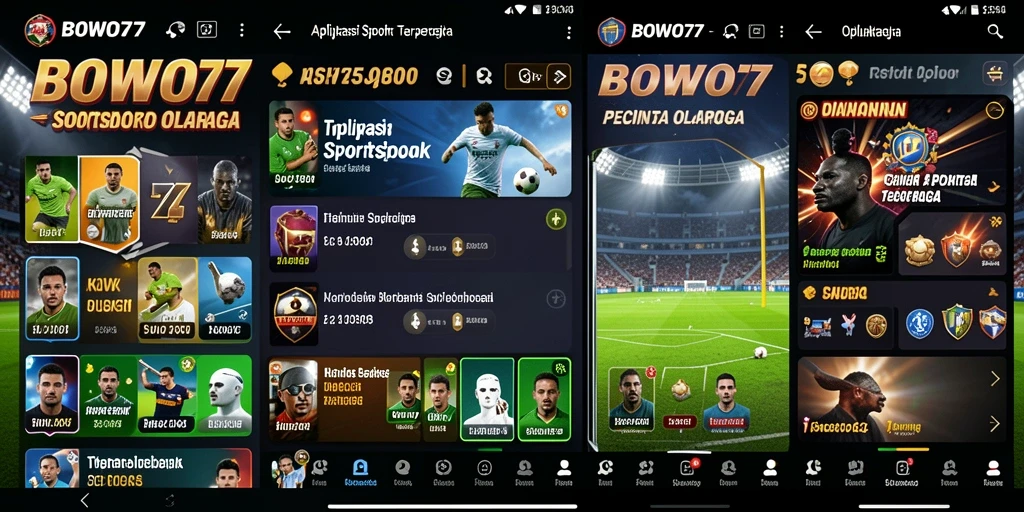Tampilan gameplay <strong>BOWO77</strong> yang menarik dan informatif untuk taruhan olahraga.