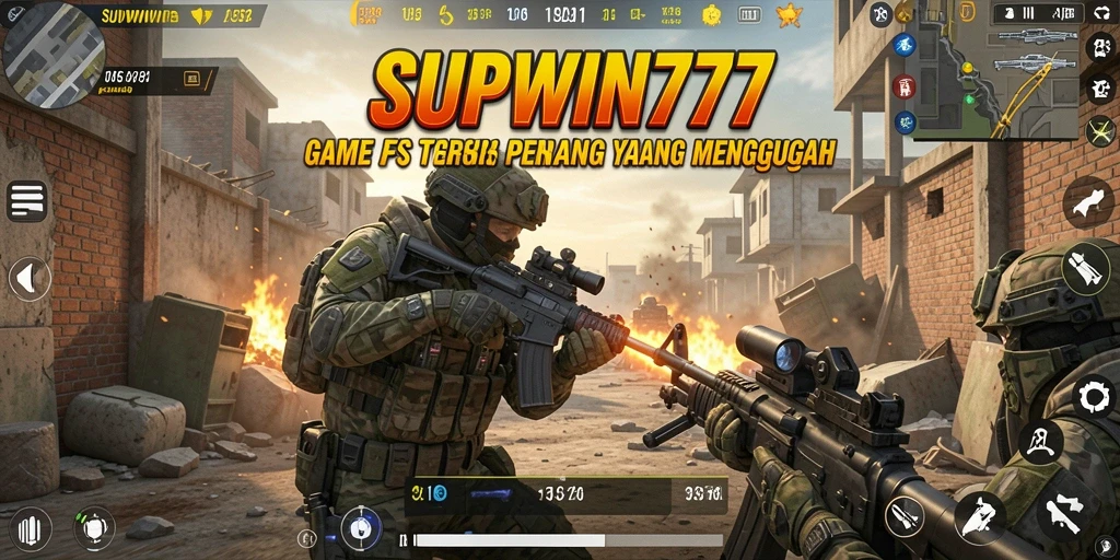 Gameplay intens SUPWIN777 dengan aksi tembak-tembakan yang mendebarkan.
