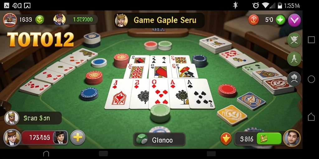 Tampilan gameplay seru TOTO12 yang penuh strategi.