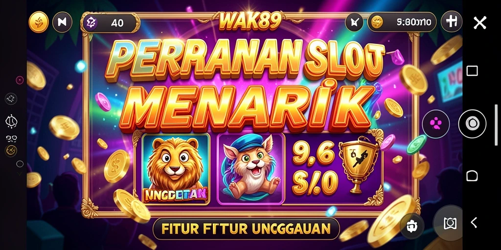 Tampilan menarik dari gameplay Slot WAK89 yang mendebarkan.